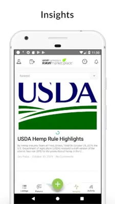 Hemp RAWmarket.place android App screenshot 2