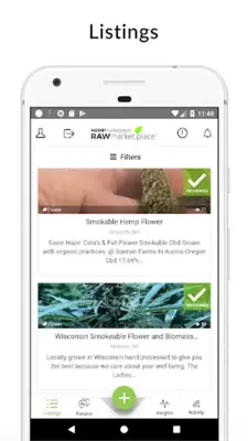 Hemp RAWmarket.place android App screenshot 4